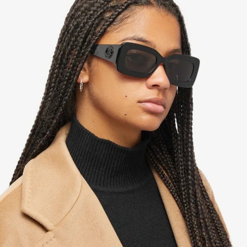 Burberry Modern Black and Gray Sunglasses - Picture 7 of 14